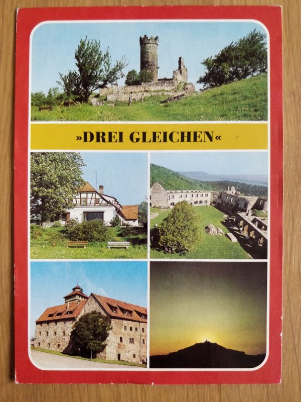 Postcard Muhlburg Kr Gotha Drei Gleichen