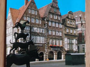 Postcard Bremen Stadtmusikanten
