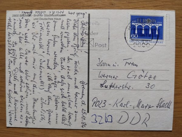 Postcard Bremen Stadtmusikanten - Image 2
