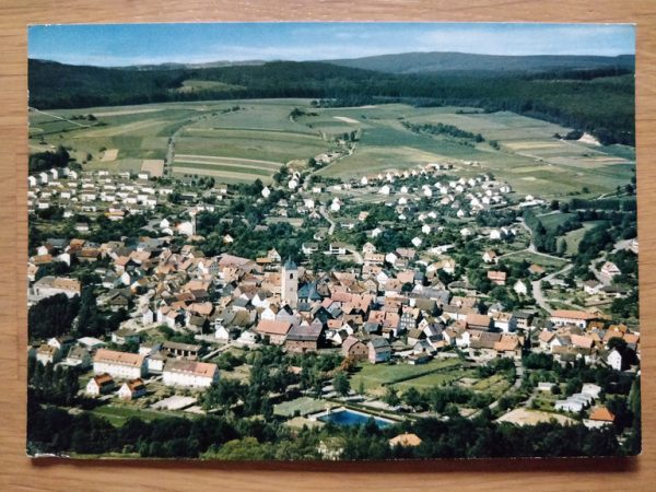 Postcard Neukirchen Panorama