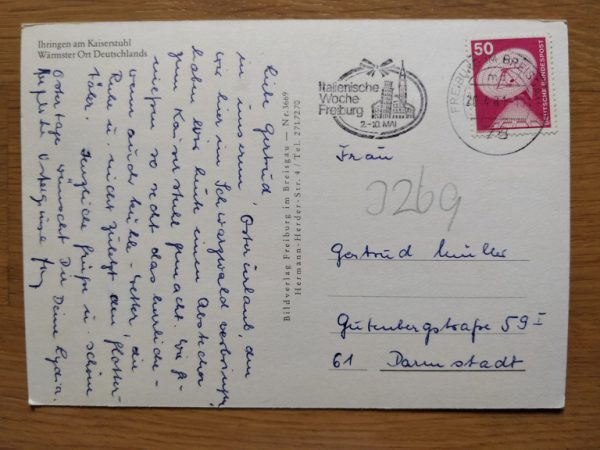 Postcard Ihringen am Kaiserstuhl - Image 2