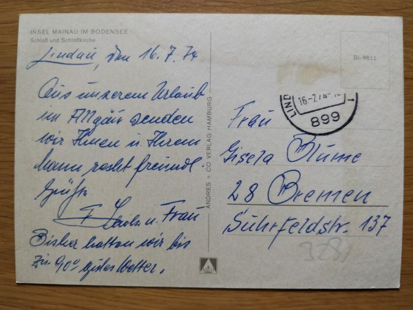 Postcard Insel Mainau im Bodensee - Image 2