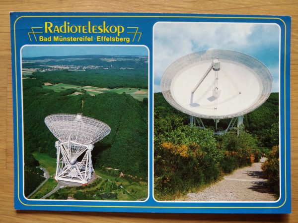 Postcard Radioteleskop Bad Munstereifel