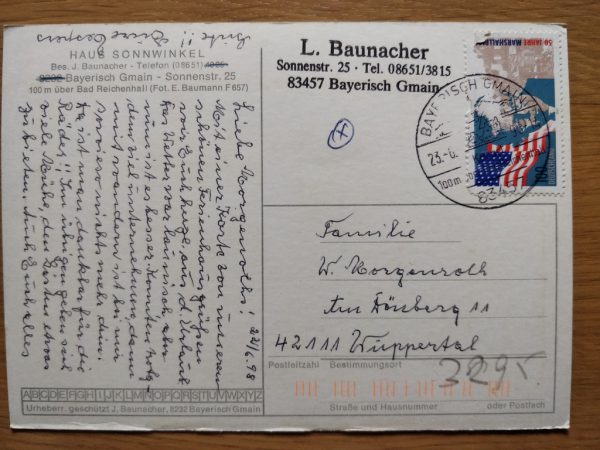 Postcard Haus Sonnwinkel Gmain - Image 2
