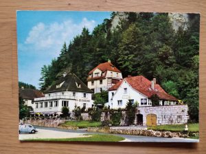 Postcard Cafe Pension Frankengold Behringersmuhle