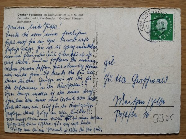 Postcard Grosser Feldberg im Taunus - Image 2