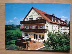Postcard Biedermeierhof Bad Bocklet