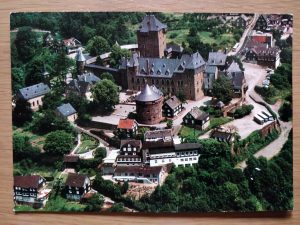 Postcard Schloss Burg and der Wupper