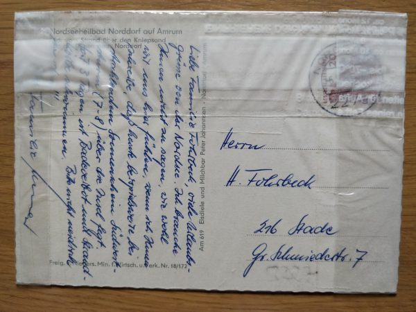 Postcard Nordsee Insel Amrum Norddorf - Image 2