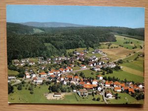 Postcard Gras Ellenbach Odenwald
