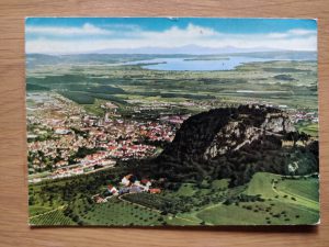 Postcard Panorama Singen Hohentwiel