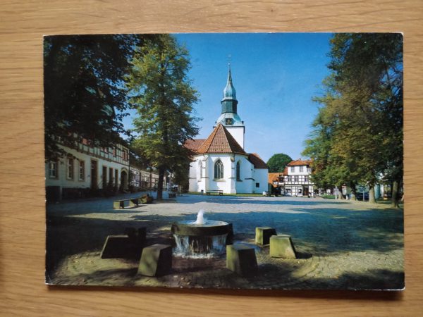 Postcard Bad Essen Kirchplatz
