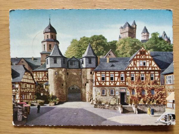 Postcard Marktplatz Braunfels
