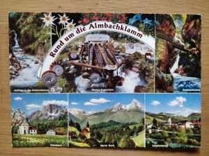 Postcard Rund um die Almbachklamm