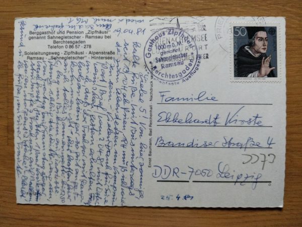 Postcard Zipfhausl Sahne Gletscher - Image 2