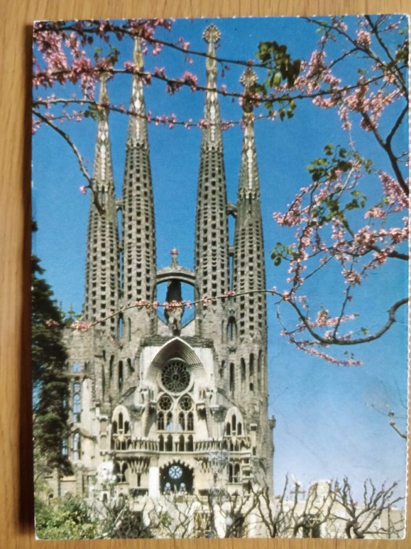 Postcard Barcelona Church