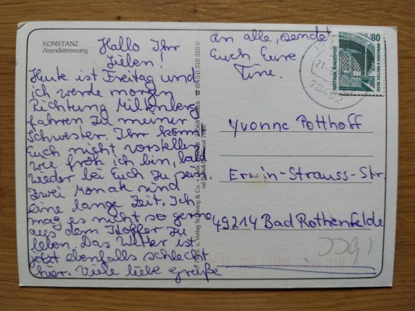 Postcard Konstanz Abenstimming - Image 2