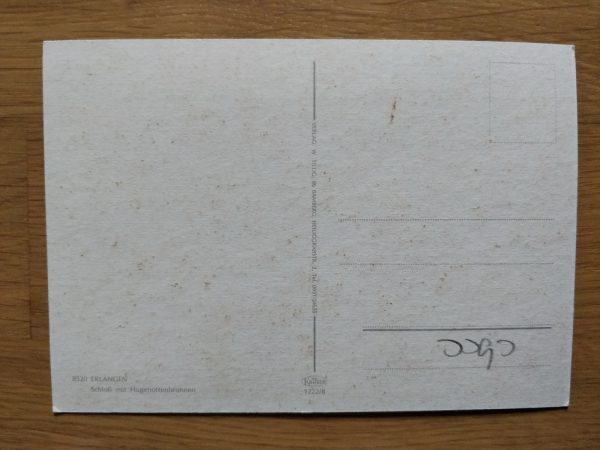 Postcard Erlagen Schloss - Image 2