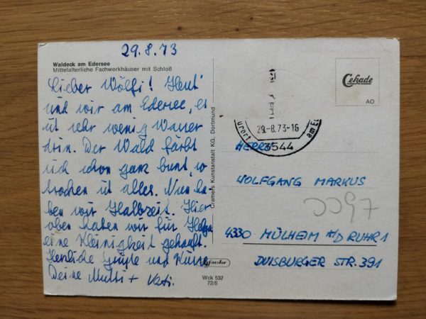 Postcard Waldeck am Edersee - Image 2