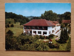 Postcard Restaurant Wiesengrund Odenwald
