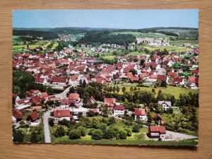 Postcard Panorama Sigmaringendorf