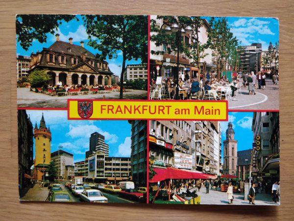 Postcard Frankfurt am Main 4 pictures