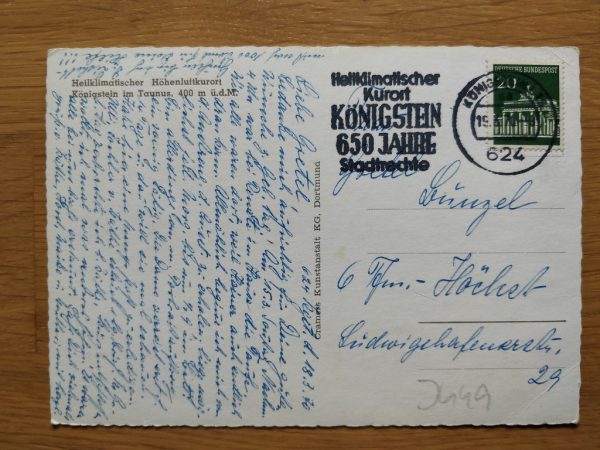 Postcard Heilbad Konigstein im Taurus - Image 2