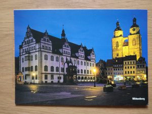 Postcard Lutherstadt Wittenberg Marktplatz