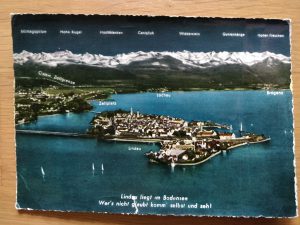 Postcard Lindau im Bodensee Panorama