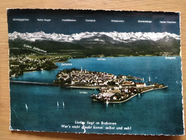 Postcard Lindau im Bodensee Panorama