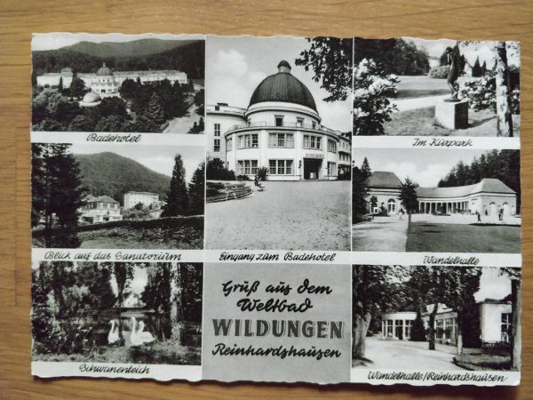 Postcard Gruss aus dem Weltbad Wildungen