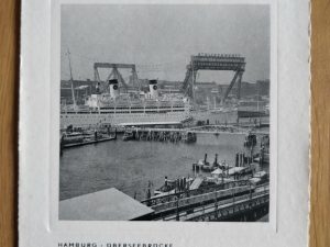 Postcard Hamburg Uberseebrucke