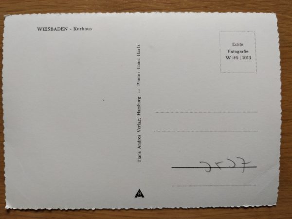 Postcard Wiesbaden Kurhaus - Image 2