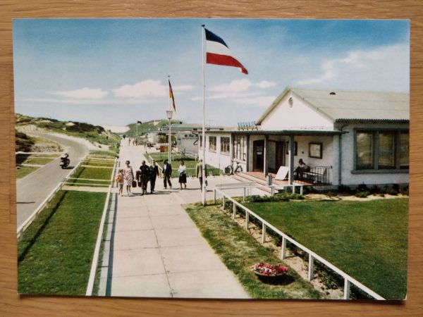 Postcard Nordseebad Hornum auf Sylt am Kurhaus