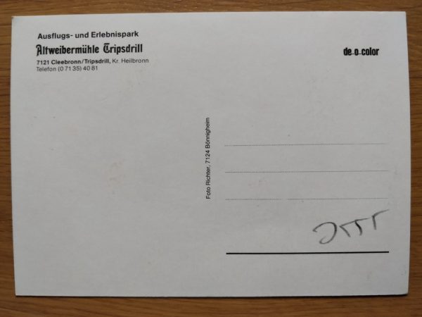 Postcard Erlebnispark Tripdrill Heilbronn - Image 2