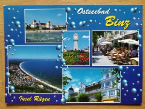 Postcard Ostseebad Binz Insel Rugen
