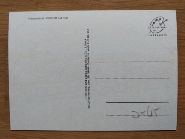Postcard Nordseebad Hornum auf Sylt - Image 2