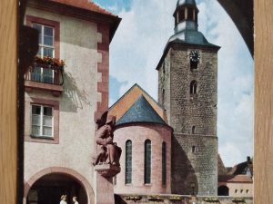 Postcard Der Kaiser am Rathaus am Trifels