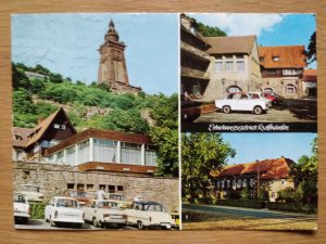 Postcard Gaststatte Burghof DDR