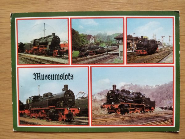 Postcard Trains DDR