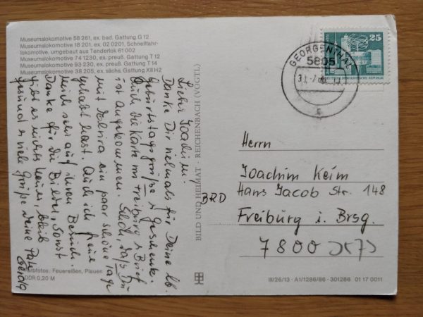 Postcard Trains DDR - Image 2