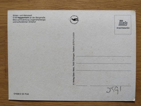Postcard Heppenheim Weinstadt - Image 2