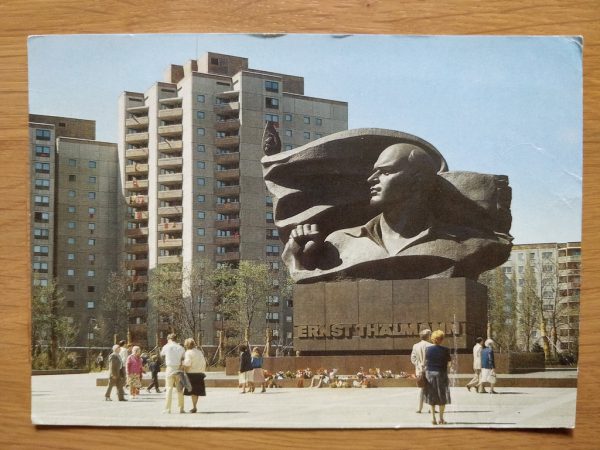 Postcard Berlin DDR Ernst Thallman Park 1