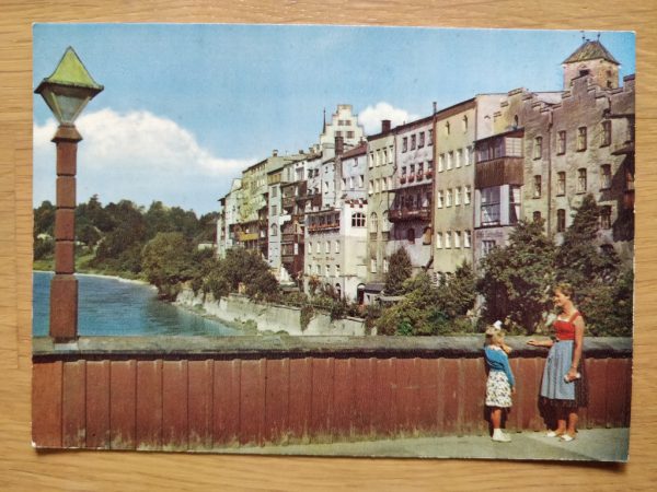 Postcard Wasserburg am Inn Innbrucke