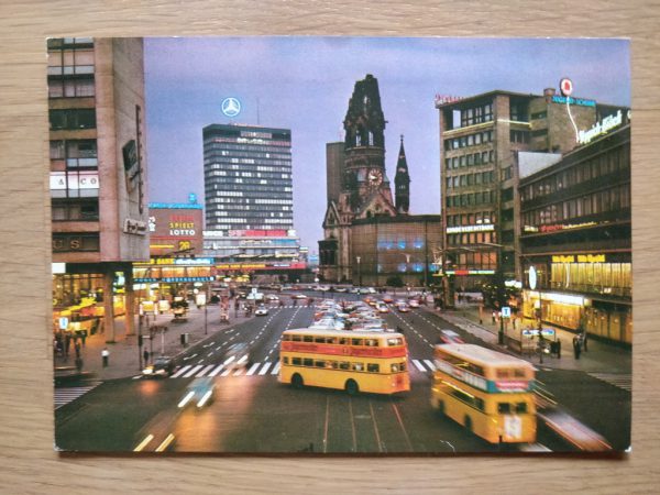 Postcard Berlin bei Nacht