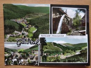 Postcard Herrenalb Gaistal
