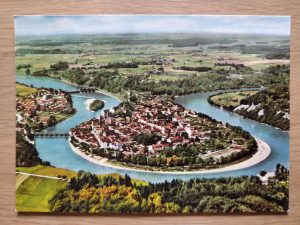 Postcard Wasserburg am Inn Panorama