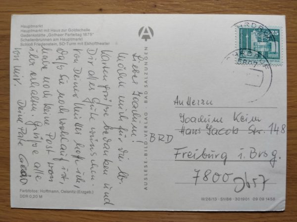 Postcard Gruss aus Gotha - Image 2