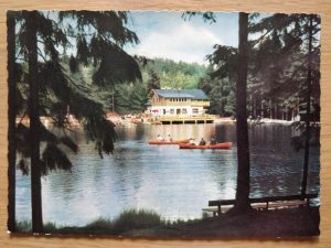 Postcard Boot Fichtelgebirge