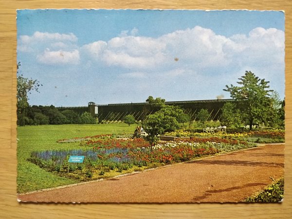 Postcard Bad Neuheim Kurpark
